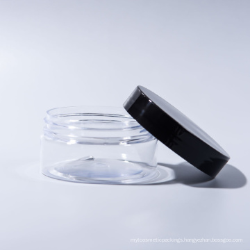 80ml Pet Jar Plastic Wide Mouth Jar for Candy for Food for Ice Cream for Cosmetic Food Grade with Plastic Caps